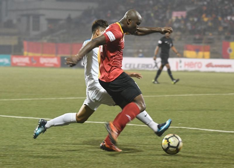 Dudu Omagbemi saved East Bengal the blushes. 