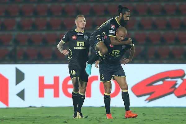 Wes Brown came up with the all-important goal. (Photo: ISL)