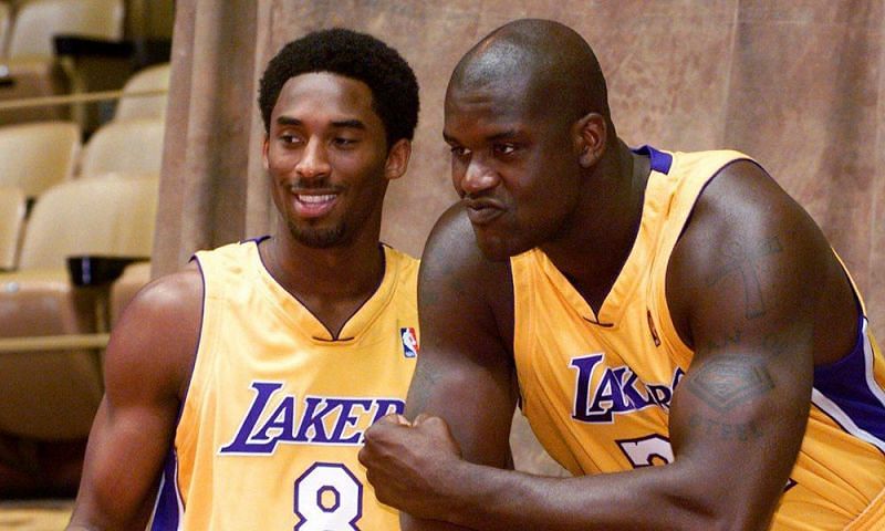 Kobe Bryant and Shaquille O&#039;Neal were the superstar duo around which the Lakers won three straight titles