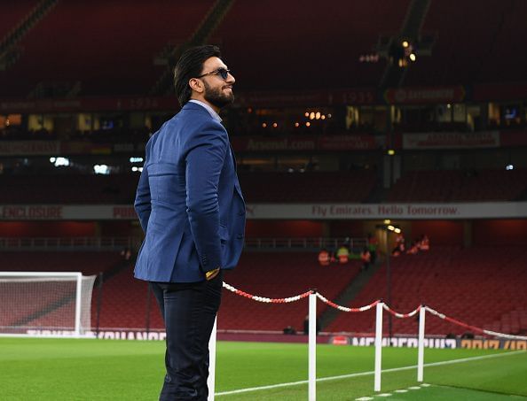 Arsenal fan Ranveer Singh wants to end his "love relationship" with Arsene Wenger