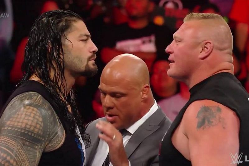 Roman Reigns vs Brock Lesnar could be set to main event another WrestleMania 