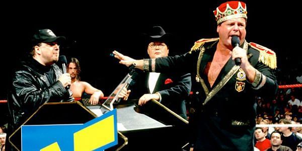 Paul Heyman and Jerry Lawler going at it