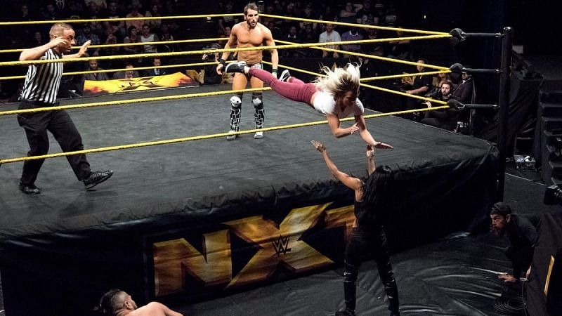 Candice Wrestling flew like a bullet, this week on NXT