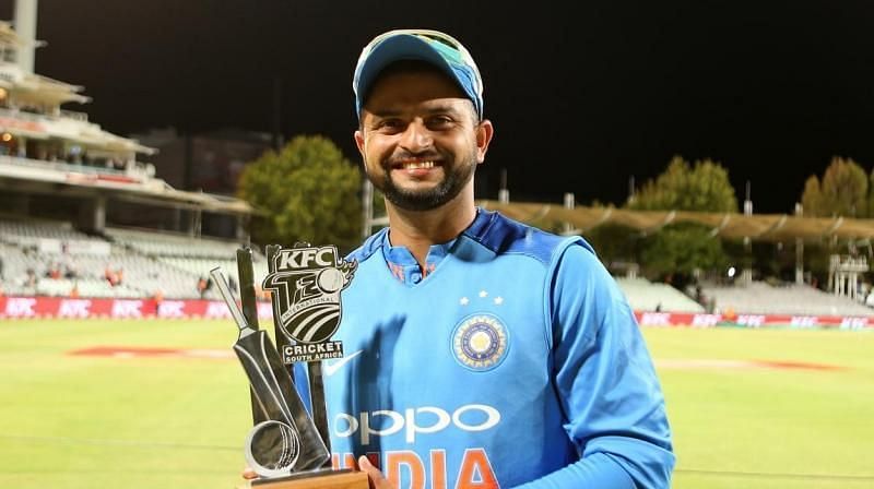 Raina with the trophy