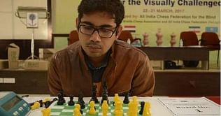 Top-ranked partially blind chess player Kishan Gangolli on the verge of quitting sport