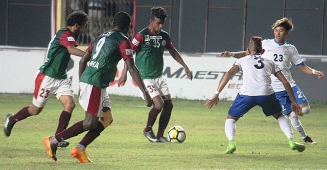 Mohun Bagan outplayed the Indian Arrows to eke out a 2-0 victory