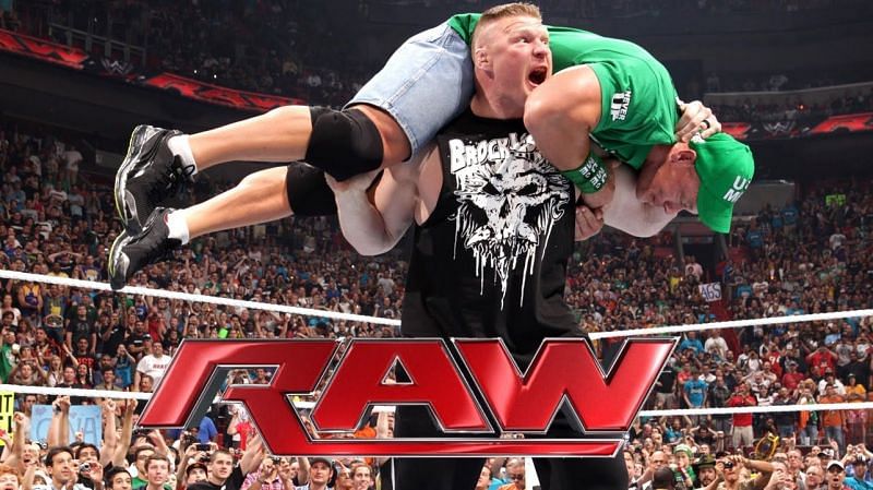 Lesnar has been a part of several great moments in RAW history