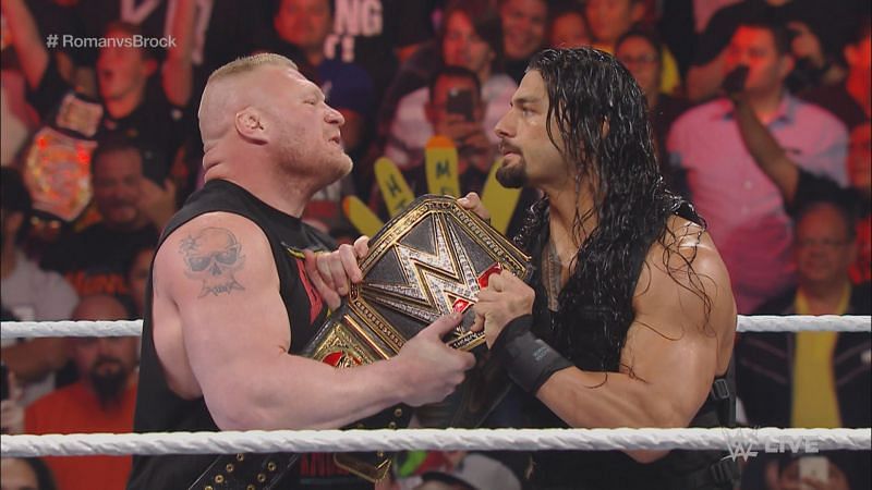 Brock Lesnar and Roman Reigns will be face to face tonight on Raw 