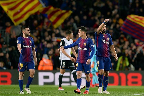 Barcelona hold the advantage heading into the second leg