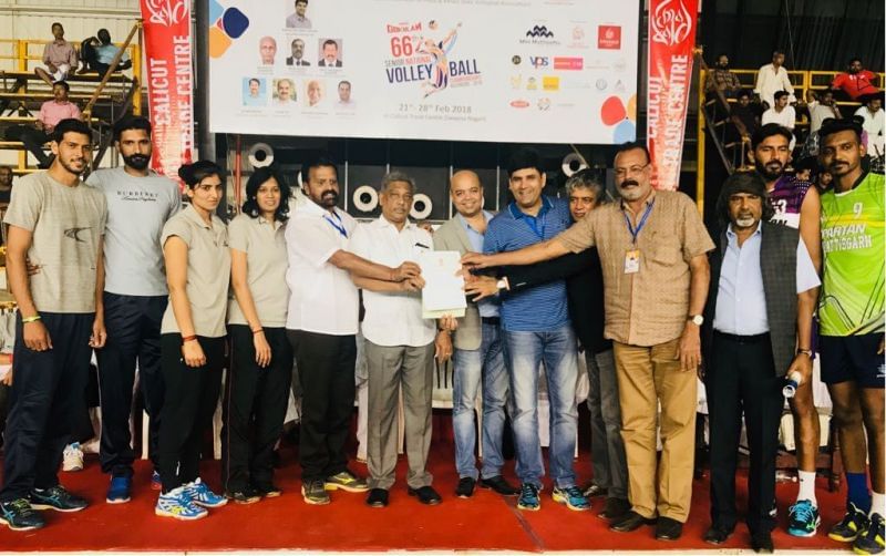 Volleyball Federation of India announce 10year partnership with