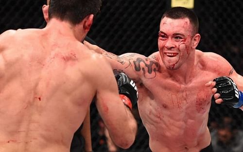 Colby Covington sticking one to Demian Maia