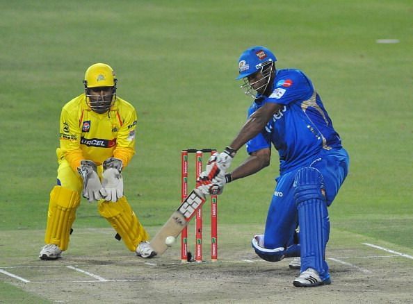 CLT20 2012 Chennai Super Kings v Mumbai Indians