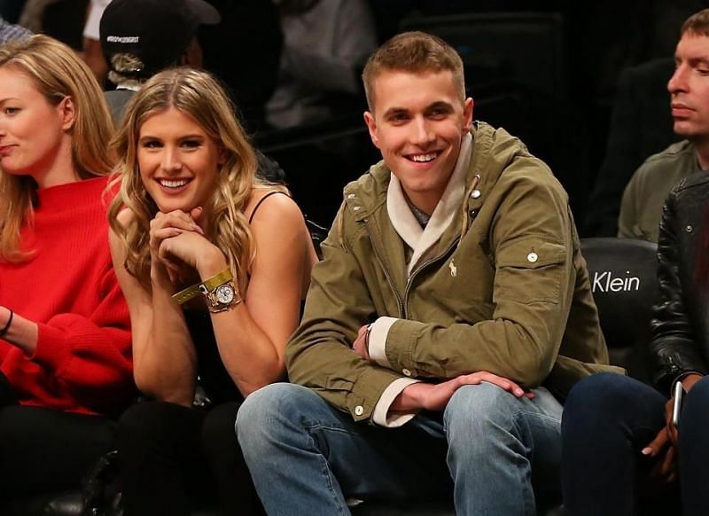 Bouchard and Goehrke met at the 2017 Super Bowl