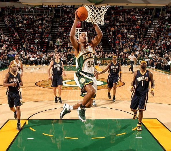 Indiana Pacers v Seattle SuperSonics