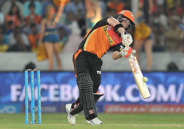 David Warner leads the Sunrisers from the front
