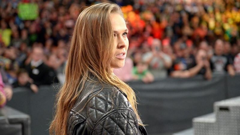 Ronda Rousey interrupts Asuka&#039;s celebration 