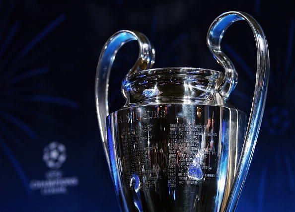 UEFA Champions League Trophy Handover &amp; Draw