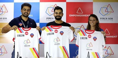 Virat Kohli announced a unique initiative by FC Goa ahead of the ATK game. (Photo: ISL)