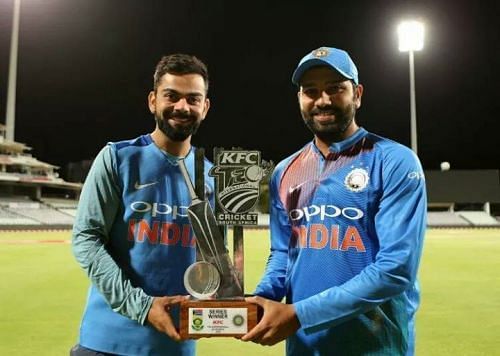 Page 3 - 3 times Virat Kohli shared trophies with other Indian captains