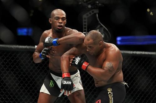 Jon Jones (Left) scored a vicious KO of Daniel Cormier at UFC 214, however, tested positive for steroids in the days ensuing the bout