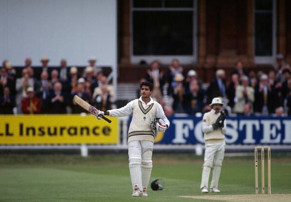 Ganguly announced his arrival on the Test scene with a century on debut at Lord&#039;s