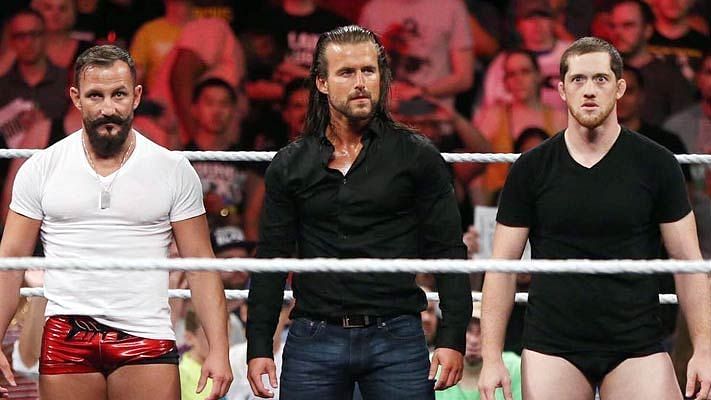 Undisputed Era composing of  NXT tag team Champions Bobby Fish(Right) and Kyle O&#039;Riley(Left), and Adam Cole.