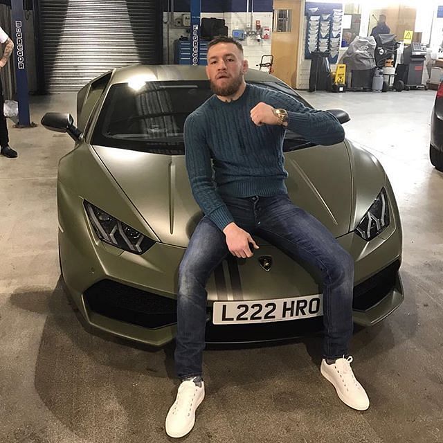 Conor and his sleek ride