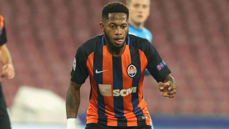 Fred in action for Shaktar Donetsk