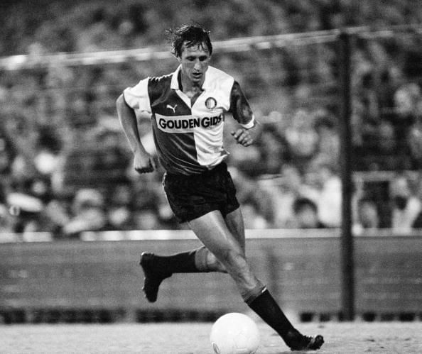 Cruyff in action for Feyenoord