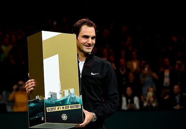 Roger Federer after becoming World #1
