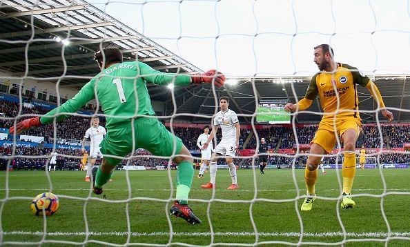 Swansea City v Brighton and Hove Albion - Premier League