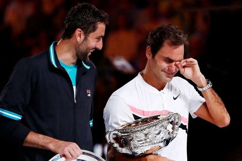 Federer&#039;s emotions were on display