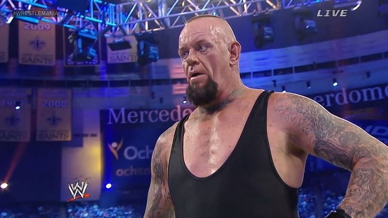 Undertaker after loosing the streak