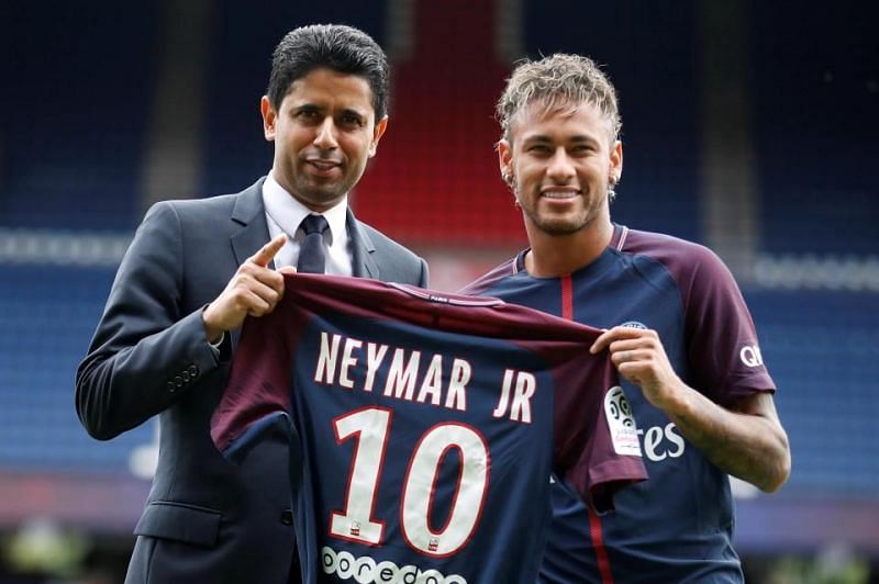 Neymar became the most expensive football player in the world last year.