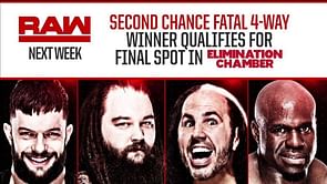 WWE News: Fatal 4-Way to determine last Elimination Chamber participant on RAW next week