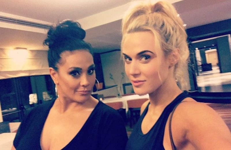 Tamina (Left) had been involved in an alliance with Lana (Right) on SmackDown Live over the past several weeks