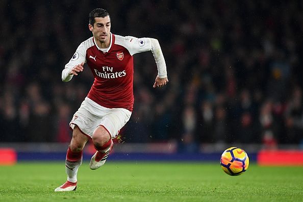 Arsenal's Henrikh Mkhitaryan