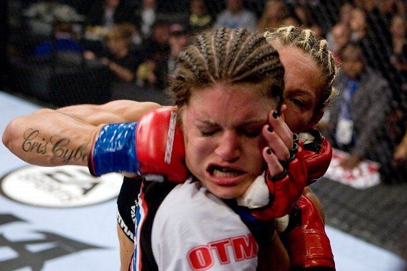 Carano&#039;s undefeated run was ended by Cyborg