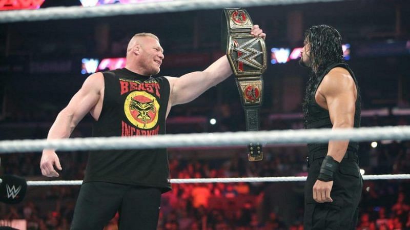 Brock Lesnar and Roman Reigns