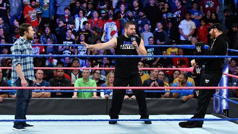 Can Daniel Bryan and Shane McMahon overcome Sami Zayn and Kevin Owens?