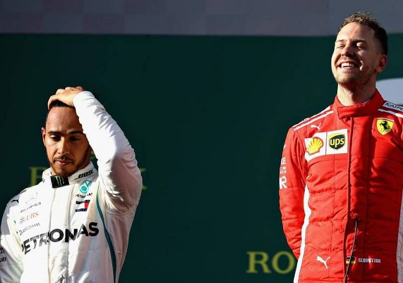 Hamilton looked like he was going to win the race