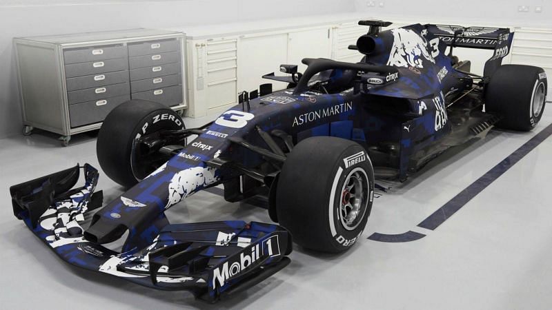 2018 Red Bull F1 testing livery