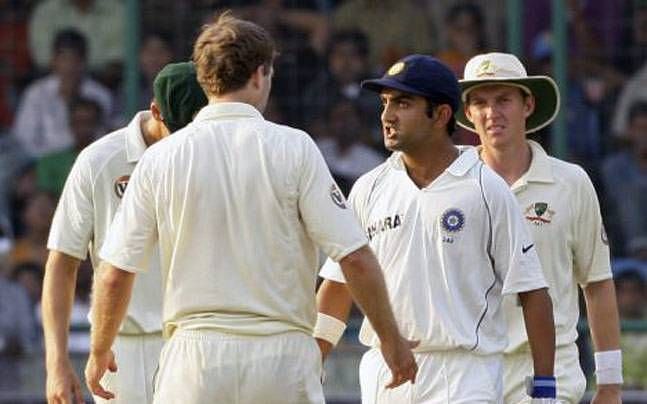 Gautam Gambhir with Shane Watson