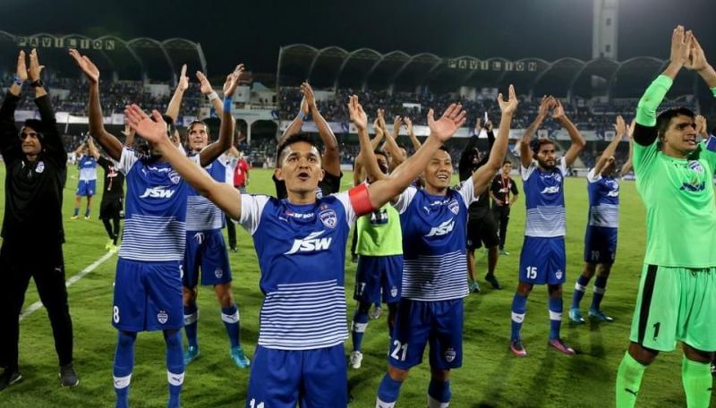 Chhetri&#039;s hat-trick helped BFC reach the ISL final in their debut season