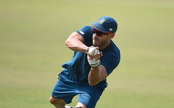 Du Plessis has been fined for ball tampering twice 