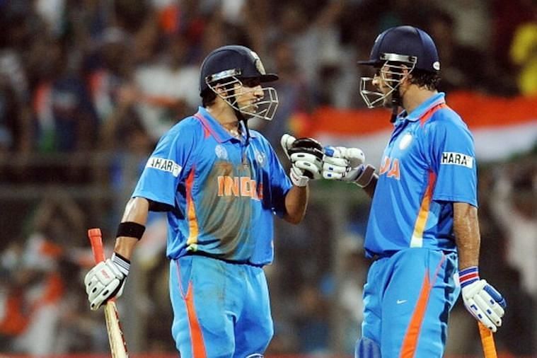 The partnership between Gambhir and Dhoni was crucial in ensuring the triumph of the men in blue