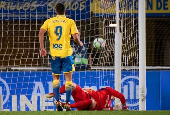 A questionable penalty was awarded to Las Palmas