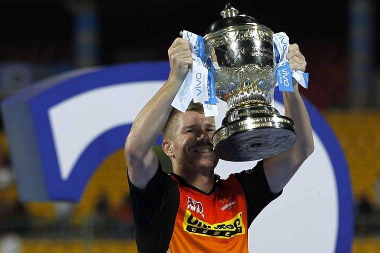 David Warner became the third Australian to win an IPL trophy