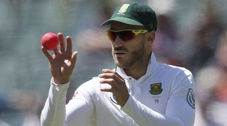 du Plessis has been caught tampering the ball on more than one occasion