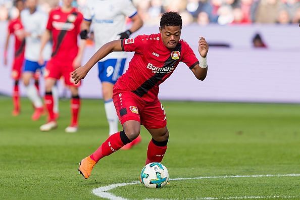 Bayer Leverkusen&#039;s Leon Bailey is a top talent in the Bundesliga right now